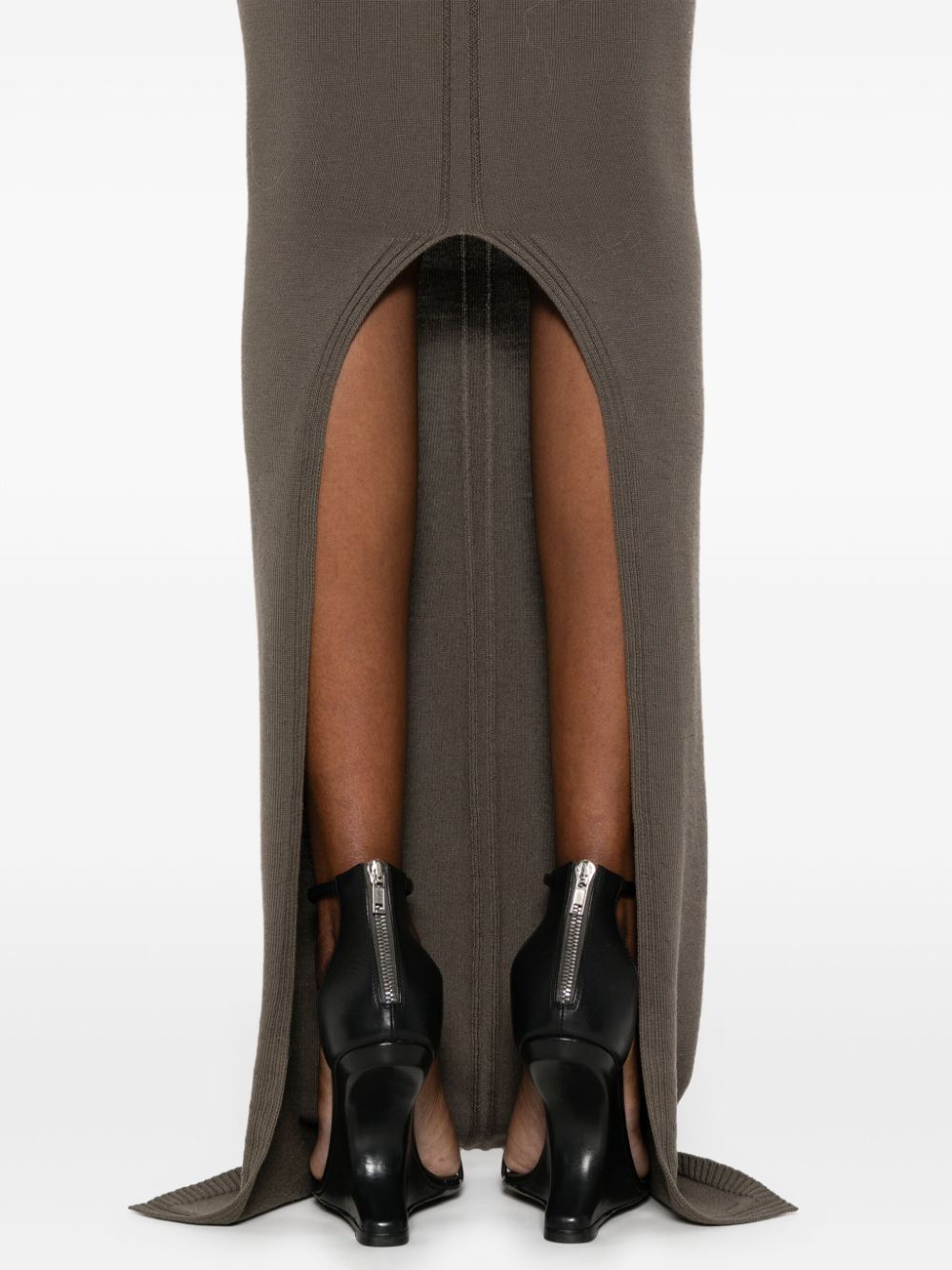Grey Pillar maxi skirt Rick owens - women - RICK OWENS